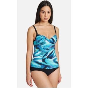Arena Flavia Tankini Womens 44 (18-20) Swim Top Bodylift Shaping Tummy Control
